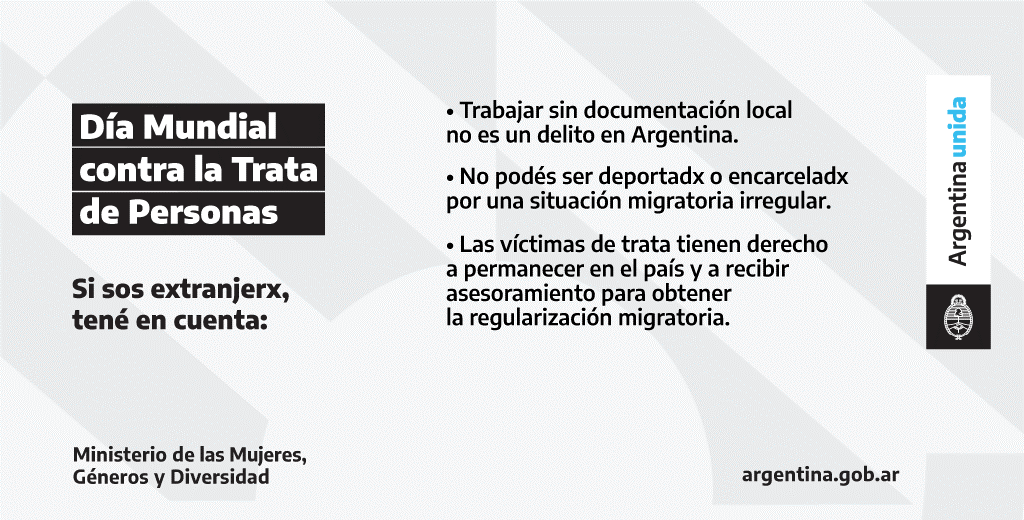 30 de Abril dia Mundial contra la trata de personas